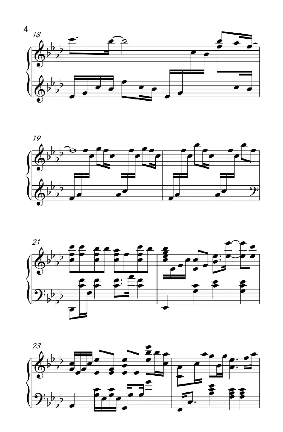 默(电影《何以笙箫默》插曲)(《弹吧音教》制谱版)