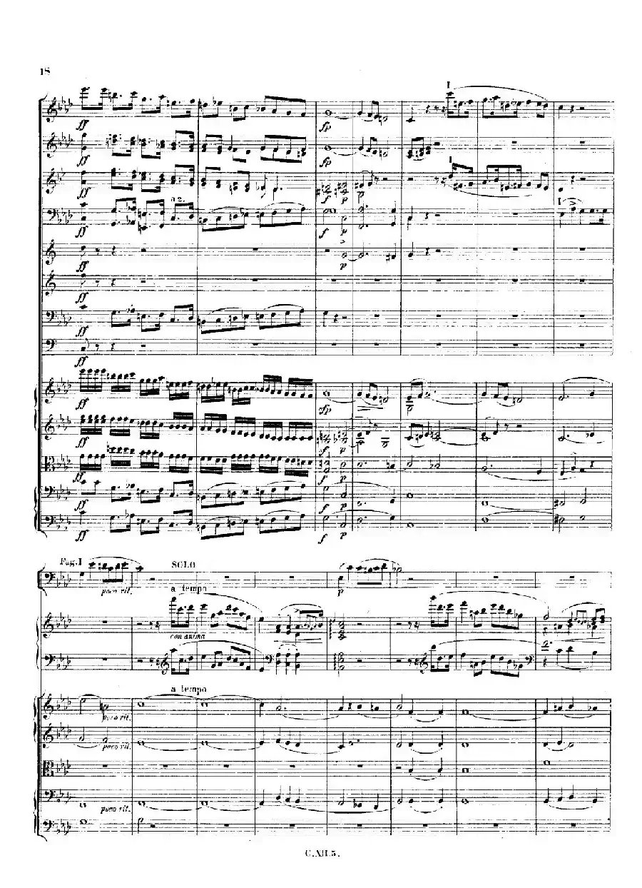 Piano Concerto No.2 in f Minor Op.21（f小调第二钢琴协奏曲·总谱）