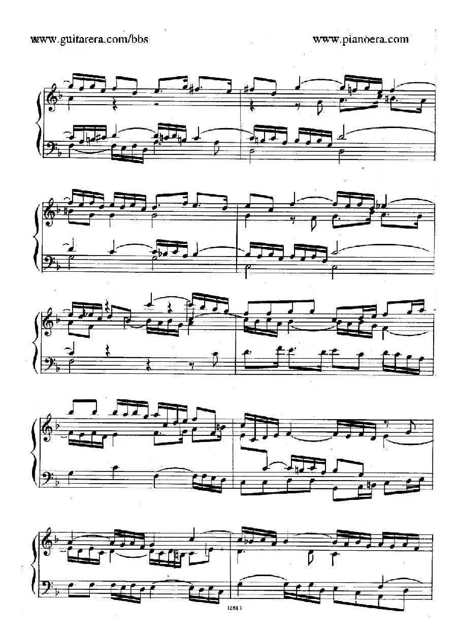 Suite No.2 in F Major HWV 427（F大调第二组曲）