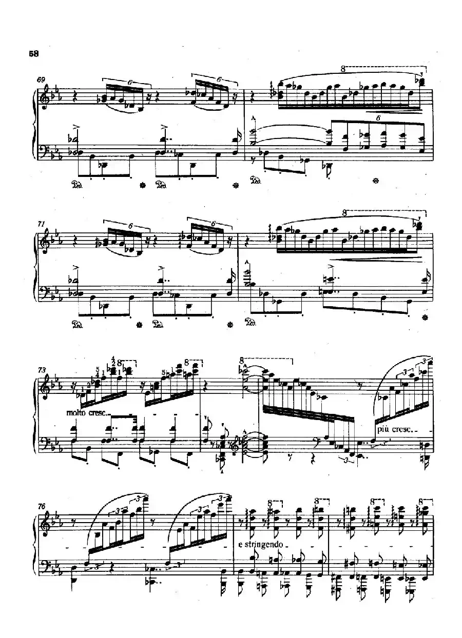 12 Etudes d'execution Transcendante S.139（12首超技练习曲·7）