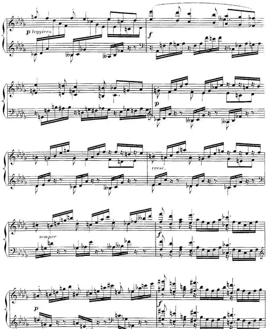 福雷13首船歌：Barcarolle No·8 in D-flat, Op·96