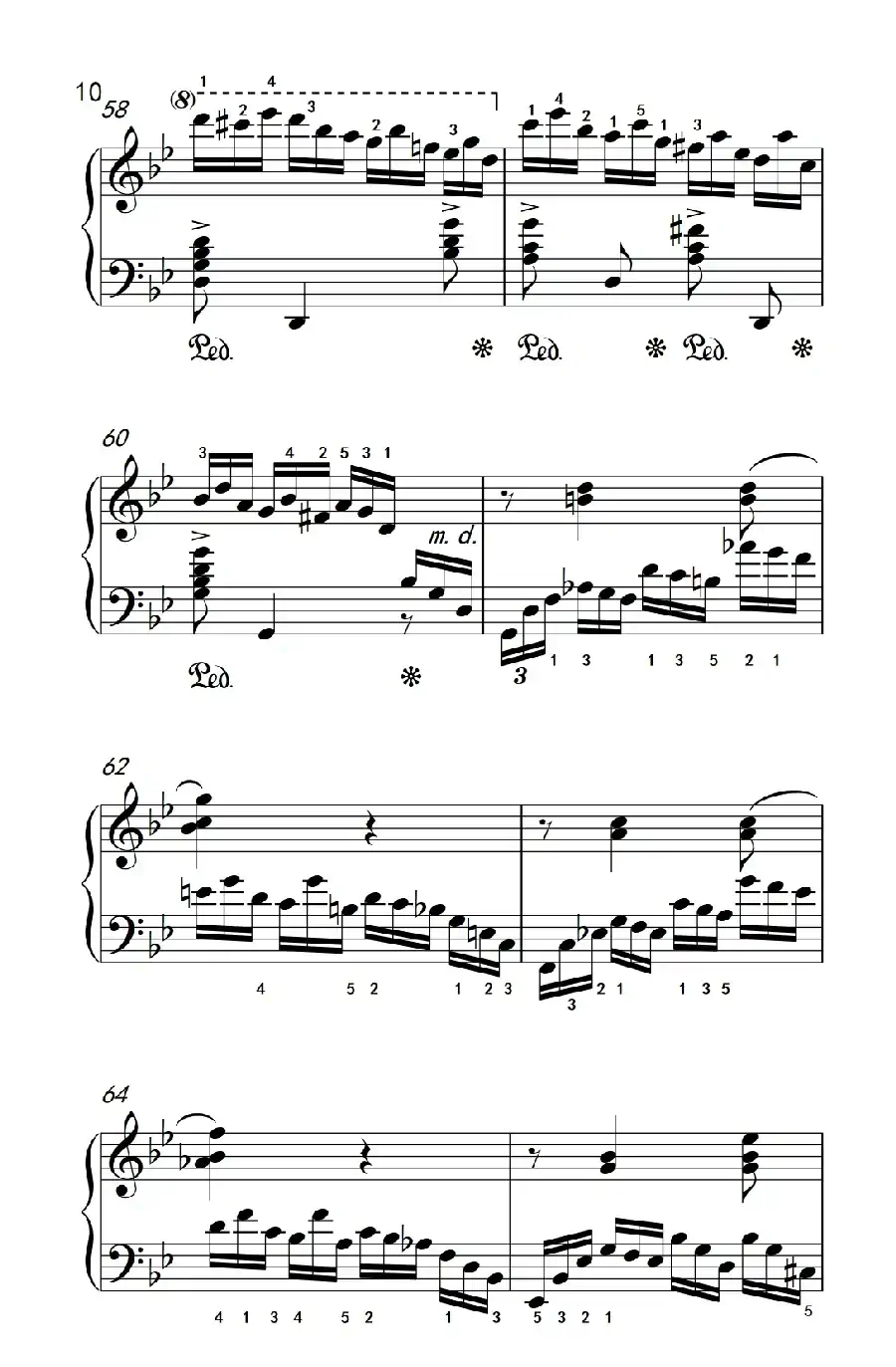 第九级3.练习曲 No.2（中央音乐学院 钢琴（业余）考级教程 7-9级）