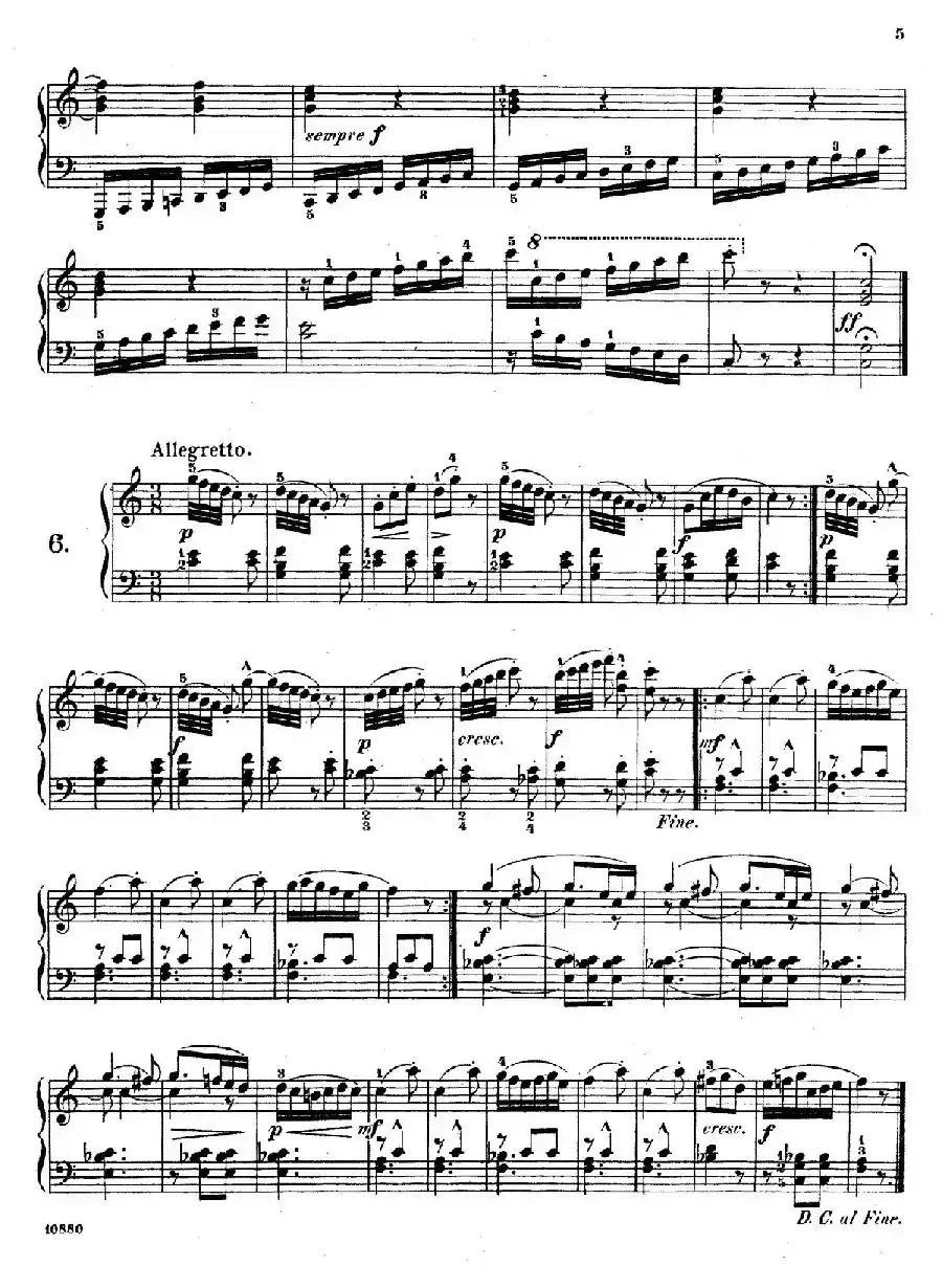 Etudes Enfantines Op.37（儿童钢琴练习曲 第1——6首）