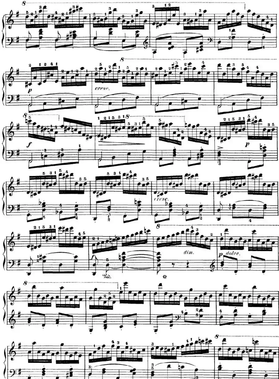 50首车尔尼Op.740钢琴手指灵巧技术练习曲(NO.44)