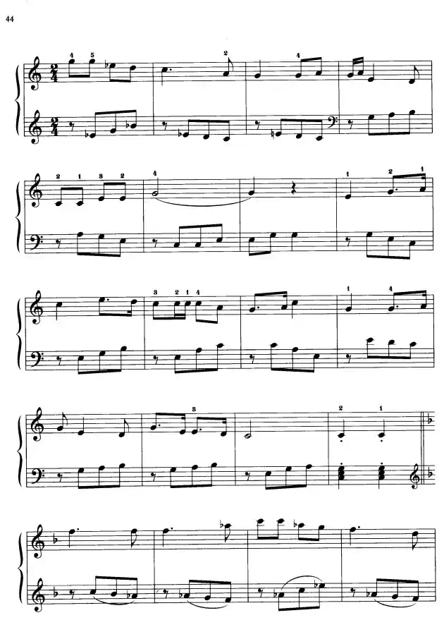 110首中国民歌钢琴小曲集：劳动舞曲