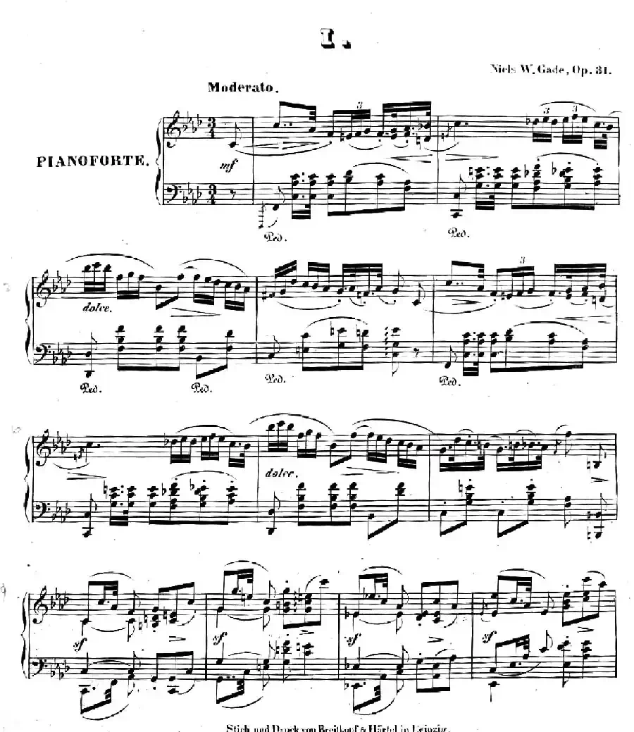 Phantasiestücke Op.31（幻想曲集·1. f小调）