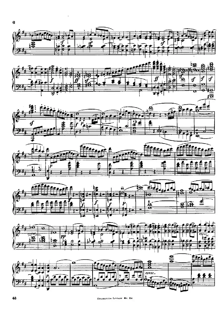 String Quartet No.3 in D Major Op.18-3（D大调第三弦乐四重奏·钢琴独奏版）