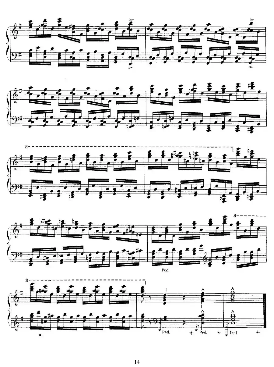 15 Etudes de Vortuosite Op.72（15首辉煌练习曲·3）