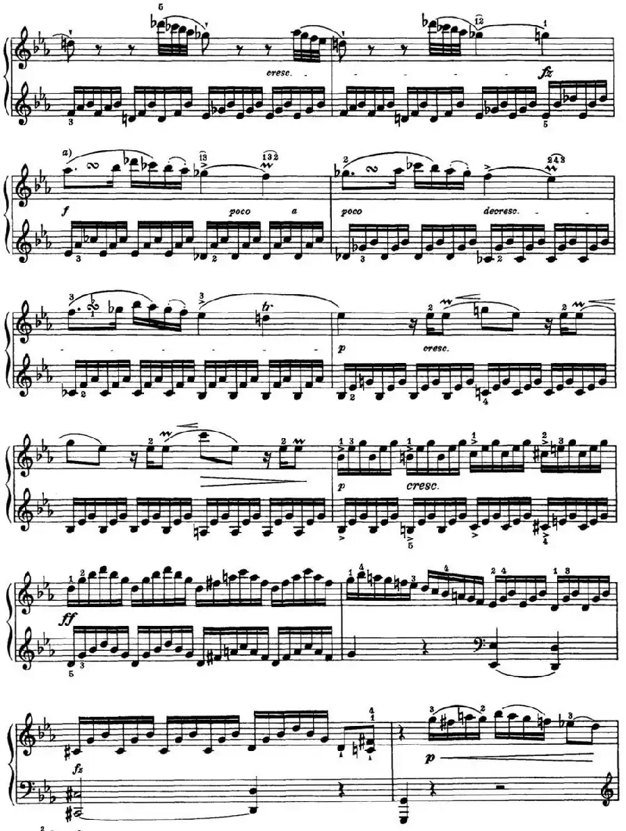 海顿 钢琴奏鸣曲 Hob XVI 20 in C minor