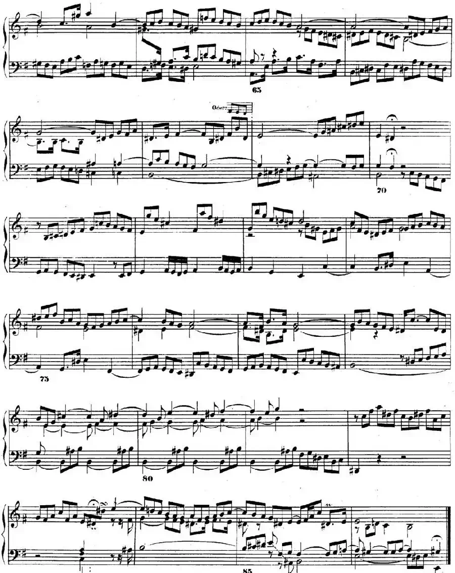 巴赫《平均律钢琴曲集·第二卷》之赋格曲(NO.10)