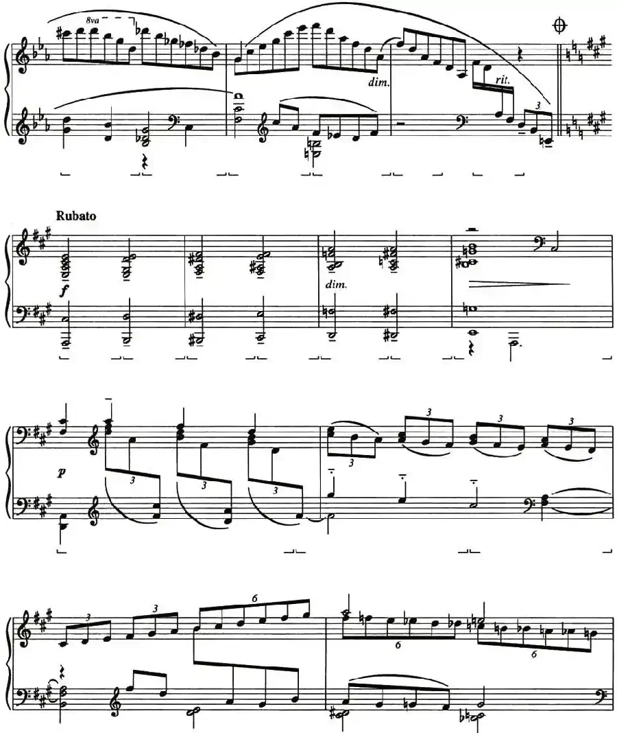 Etude 1.Liza（乔治·格什温练习曲·1、莉萨）