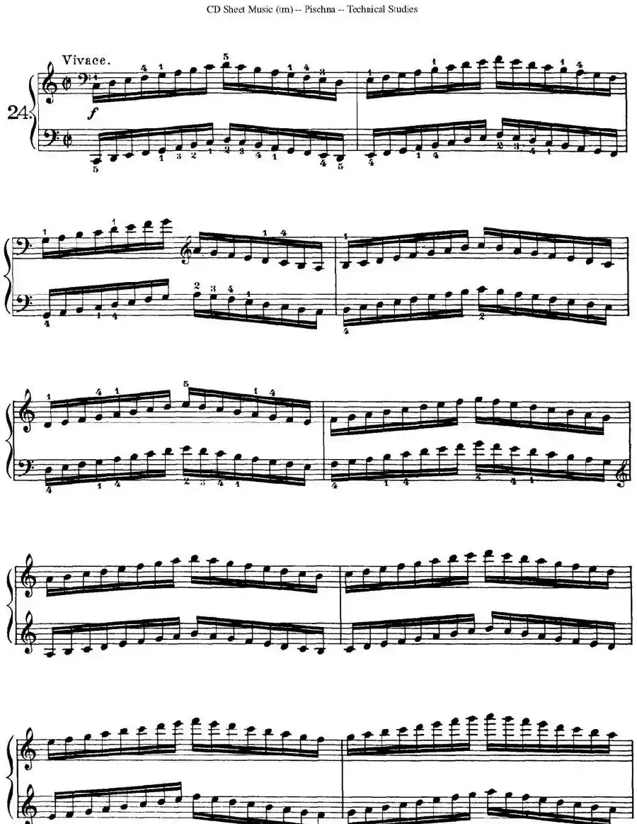 Technical Studies 60 Progressive Exercises（60首钢琴循序渐进练习曲 P31——40）