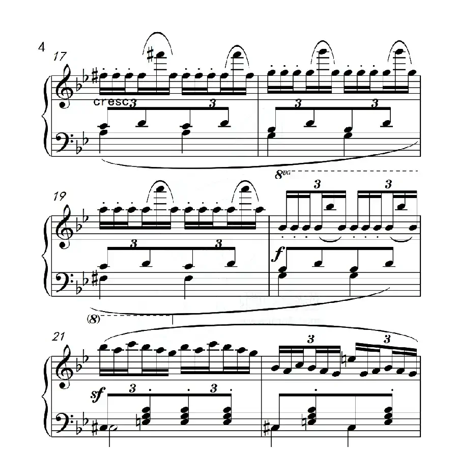 第五级A组 练习曲(中国音乐学院钢琴考级作品1~6级)