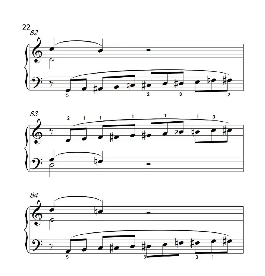 奏鸣曲 Opus 2 Nr.2 第四乐章(贝多芬奏鸣曲集 1)