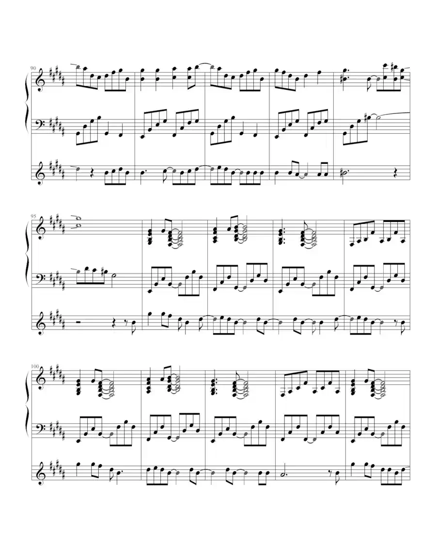 life is like a boat (生命如舟)(钢琴伴奏谱)