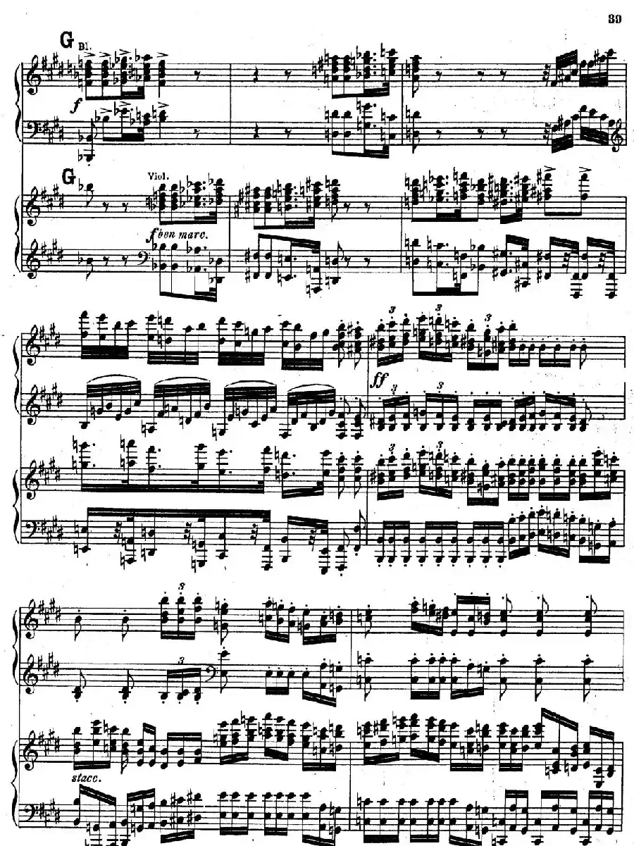 Symphony No.4 in e Minor Op.98（e小调第四交响曲·双钢琴）