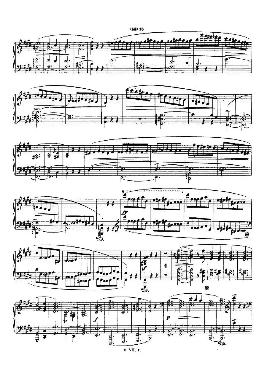 肖邦 钢琴谐谑曲 Chopin Scherzo（No.4  E大调，Op.54）