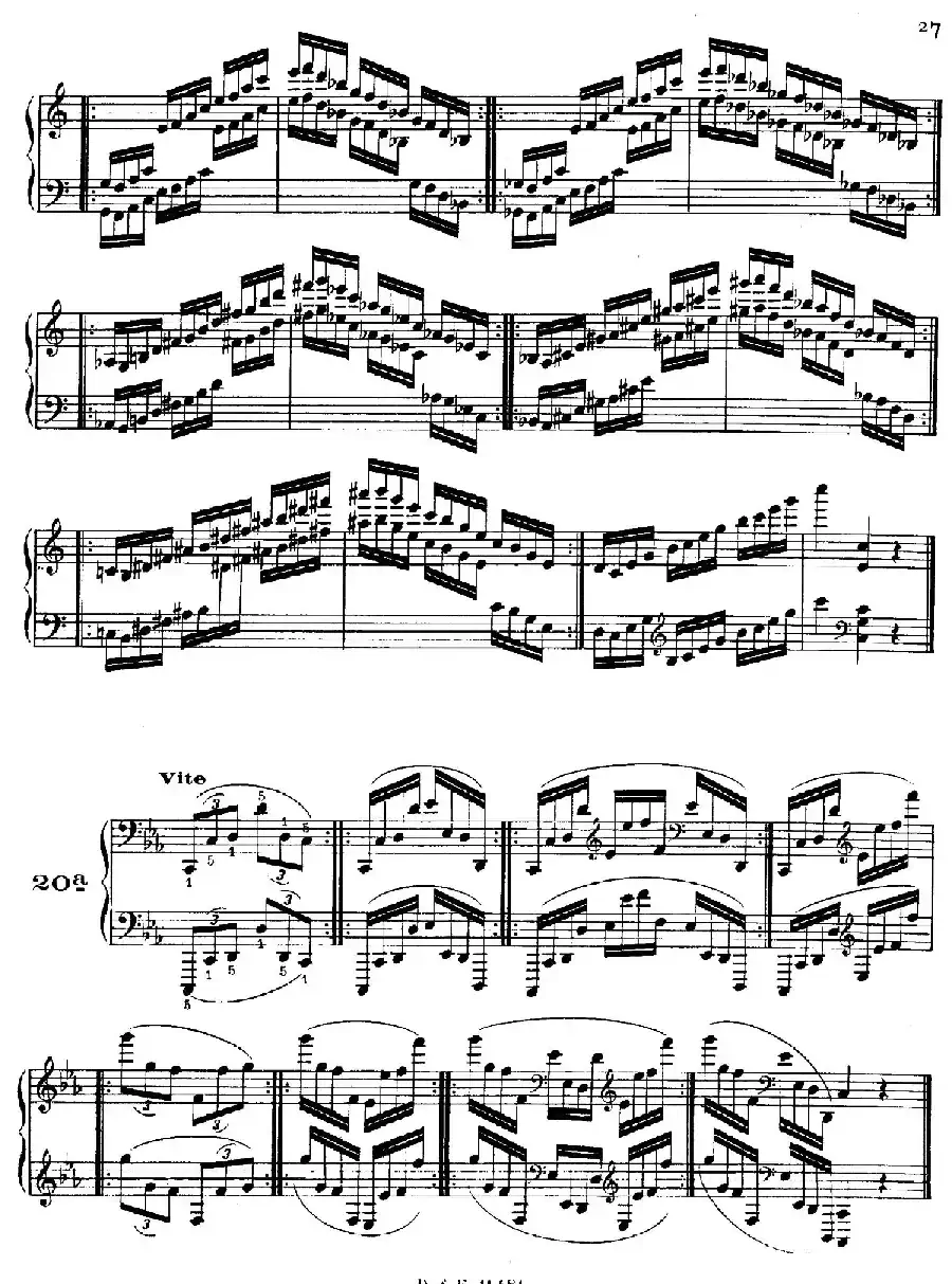 51 Exercises, WoO 6（51首钢琴练习 19—25）