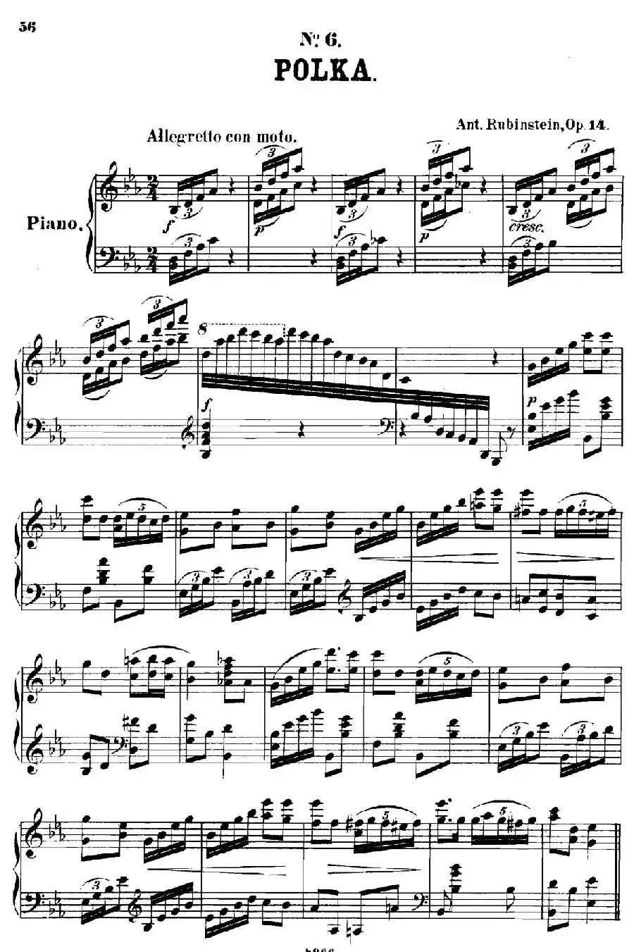 舞会 Le Bal Op.14（No.6）