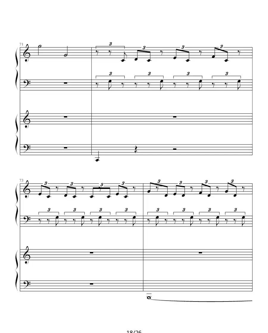 ココロの音(双钢琴)