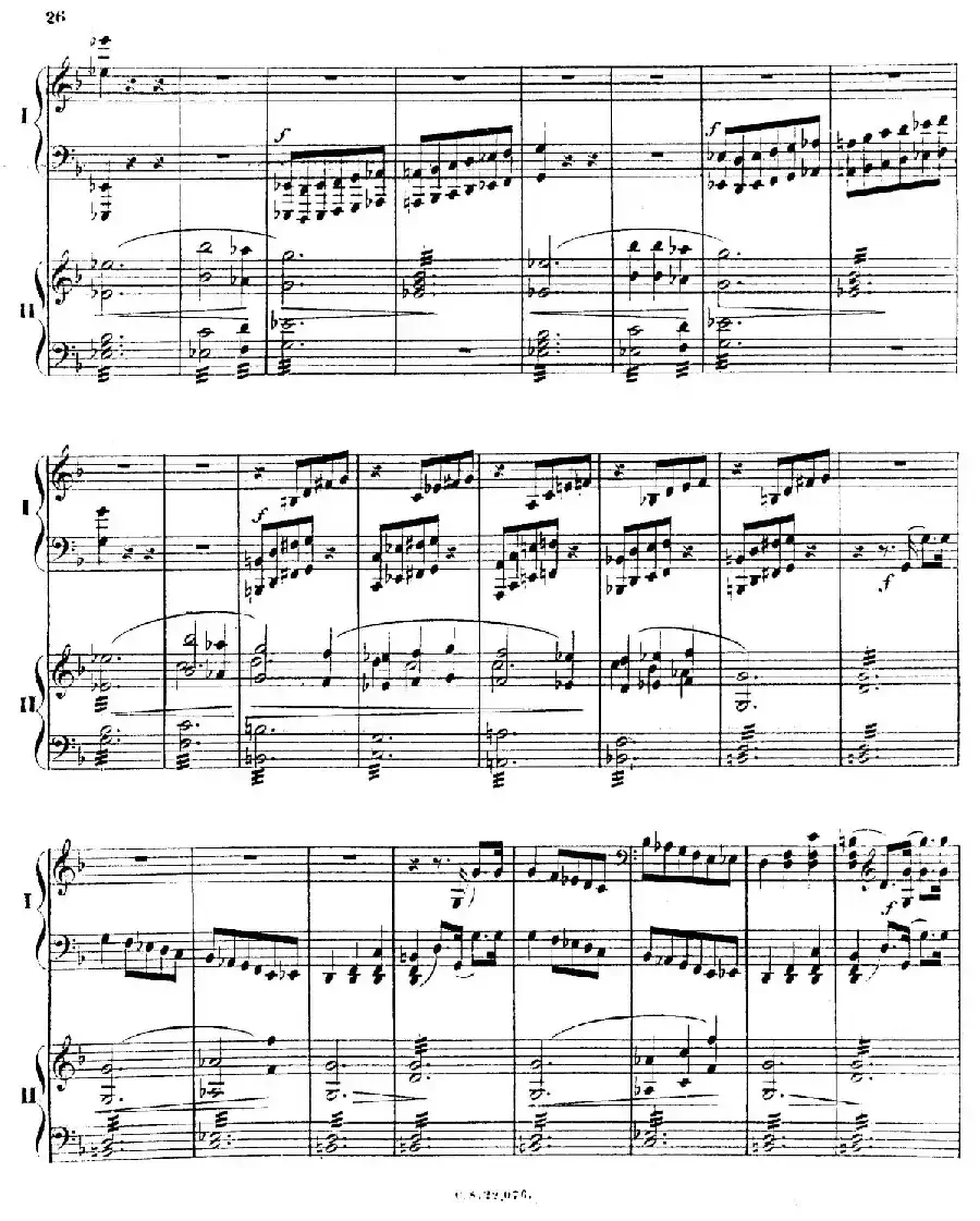 Piano Concerto No.2 in F Major Op.35（F大调第二钢琴协奏曲·Ⅰ·双钢琴）