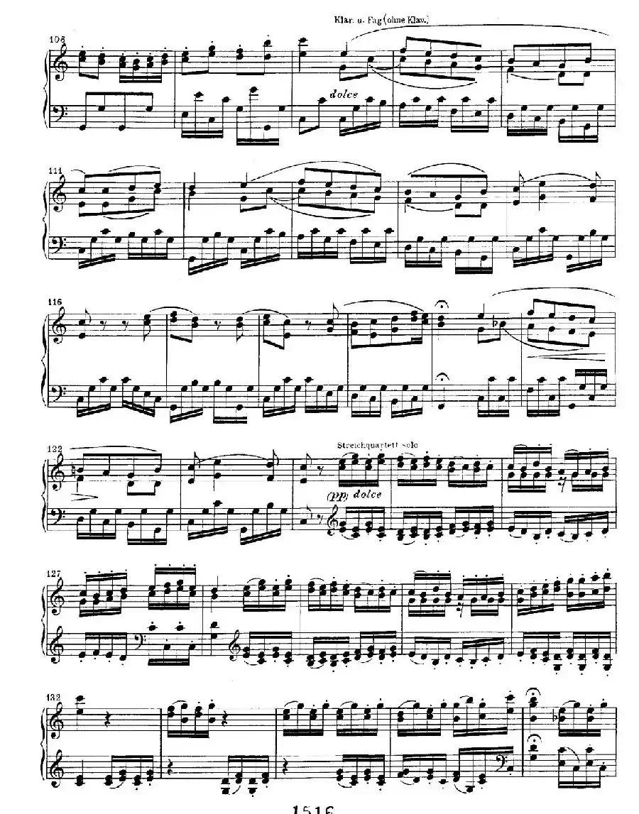Choral Fantasia in c Minor Op.80（c小调合唱幻想曲·钢琴独奏版）