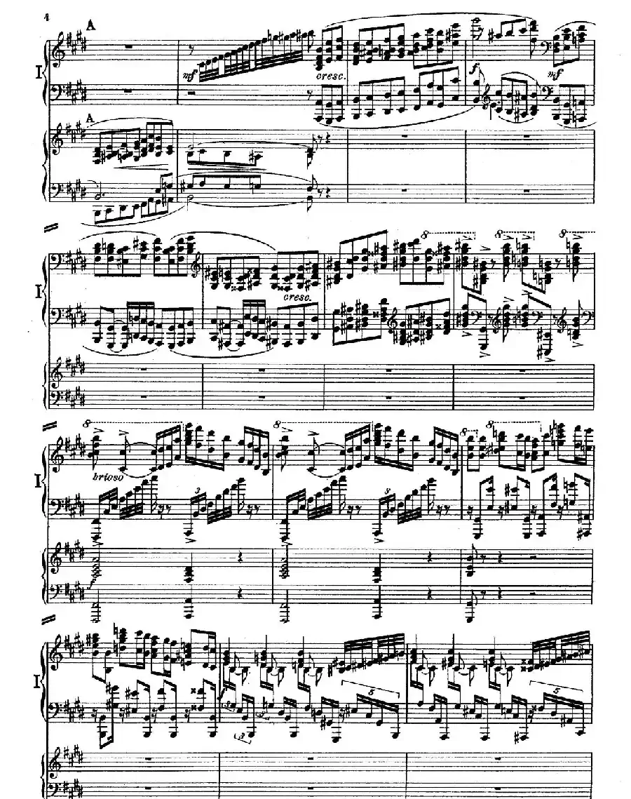 Piano Concerto in E Major Op.59（E大调钢琴协奏曲·双钢琴·第一乐章）