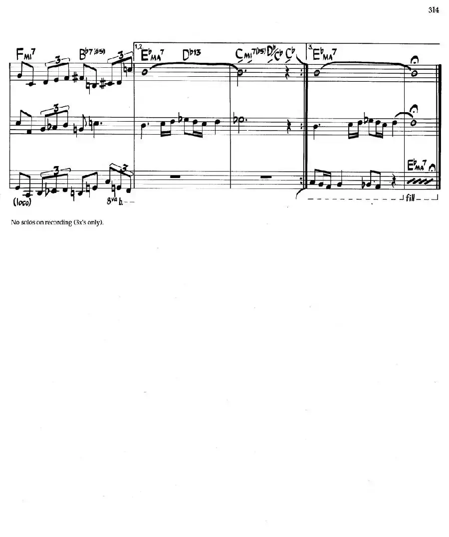 Self portrait In Three Colors（爵士钢琴曲）