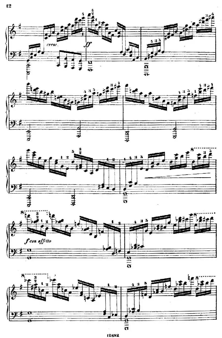 Douze Etudes de Salon Op.5（12首沙龙练习曲·2）