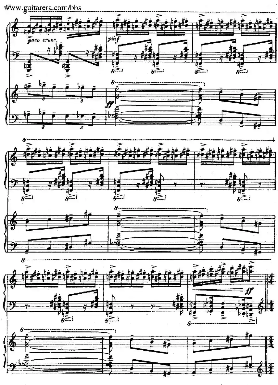 Variation on a Theme by Paganini（帕格尼尼主题变奏曲·双钢琴）