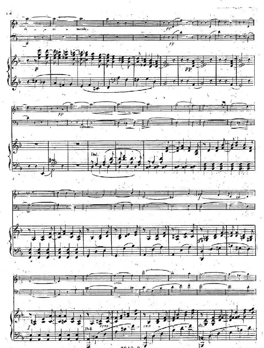 Piano Trio No.1 in d Minor Op.49（d小调第一钢琴三重奏·第一乐章）