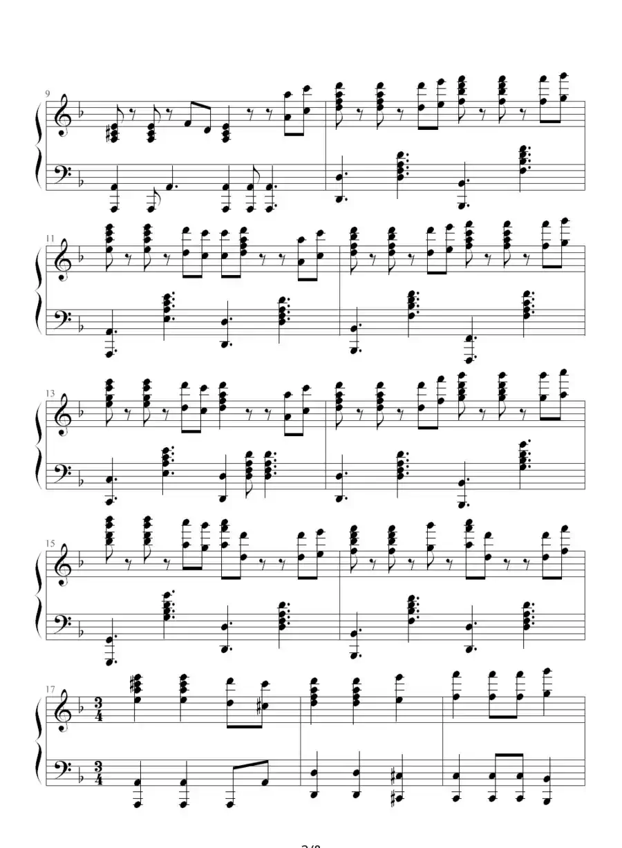 HE’S A PIRATE（钢琴独奏版）