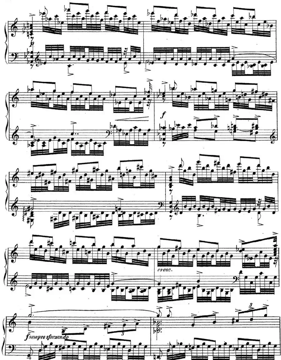 拉赫玛尼诺夫 音乐瞬间 Op.16 No.6 C大调