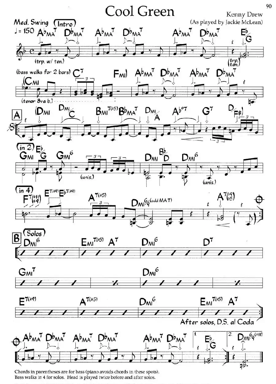 Cool Green（爵士钢琴曲）