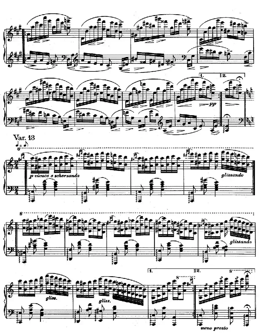 帕格尼尼主题变奏曲（Op.35 Livre1）