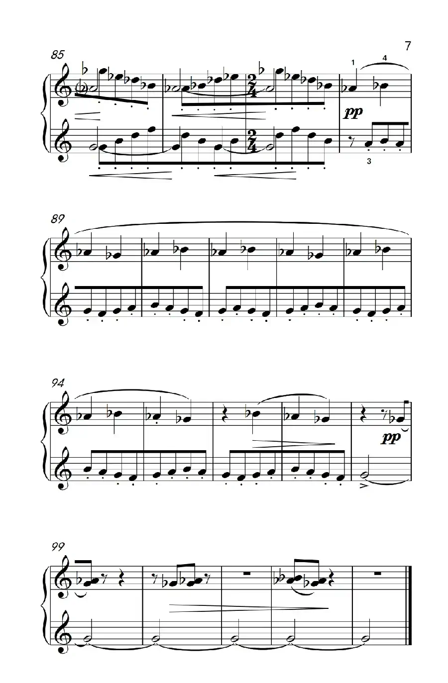 一只苍蝇的日记(巴托克 小宇宙 钢琴教程 6)