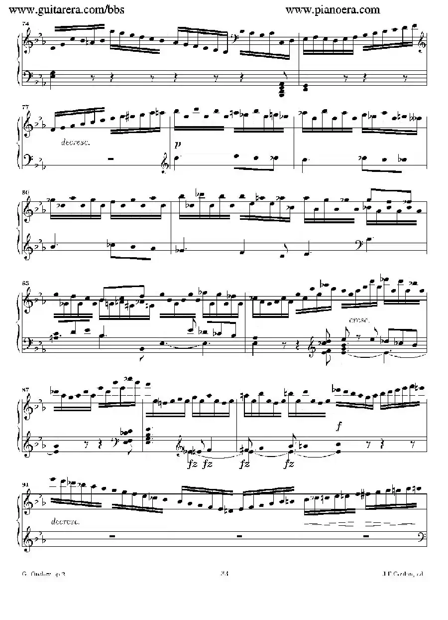 Grande Piano Sonata in c Minor Op.2（c小调华丽钢琴奏鸣曲·第四乐章）
