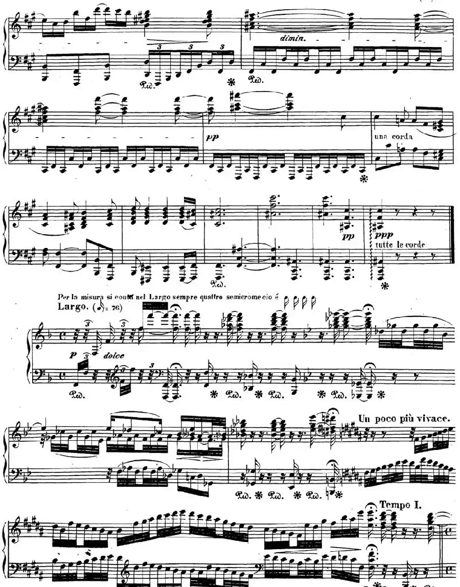 贝多芬钢琴奏鸣曲29 钢琴（锥子键琴）降B大调 Op.106 B-flat major