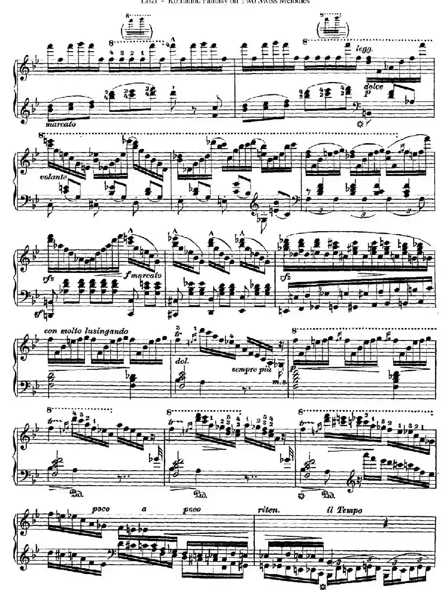 Romantic Fantasy on 2 Swiss Melodies Op.5（浪漫幻想曲）