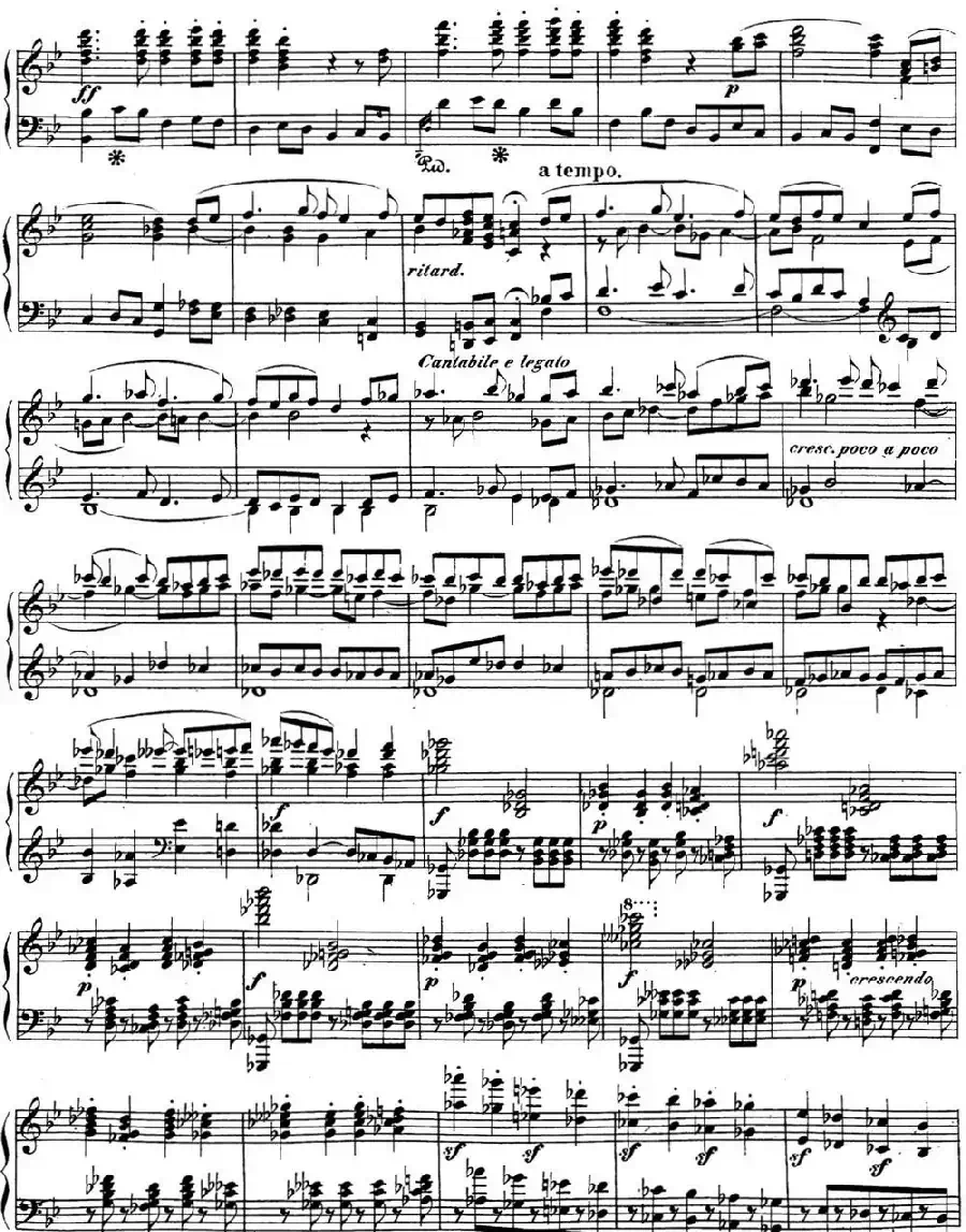 贝多芬钢琴奏鸣曲29 钢琴（锥子键琴）降B大调 Op.106 B-flat major