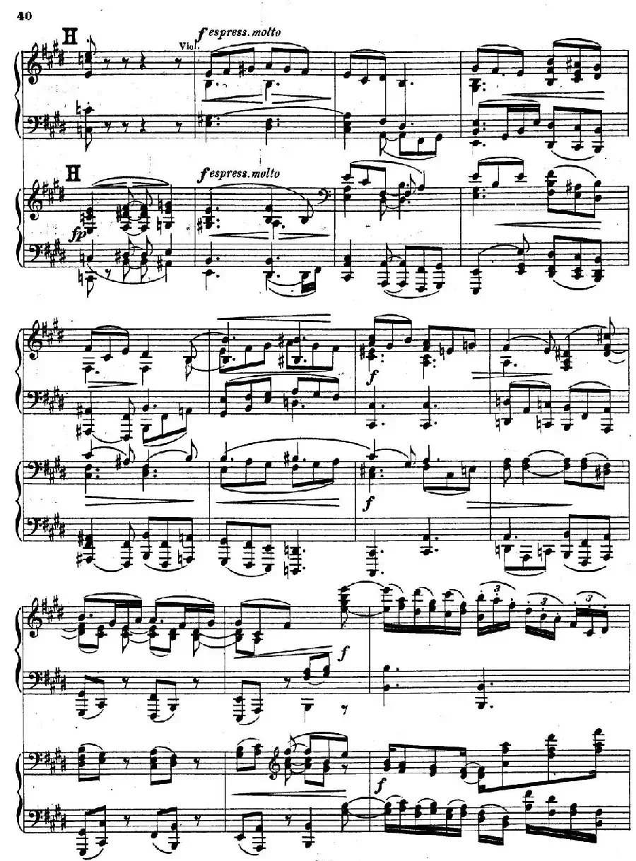 Symphony No.4 in e Minor Op.98（e小调第四交响曲·双钢琴）