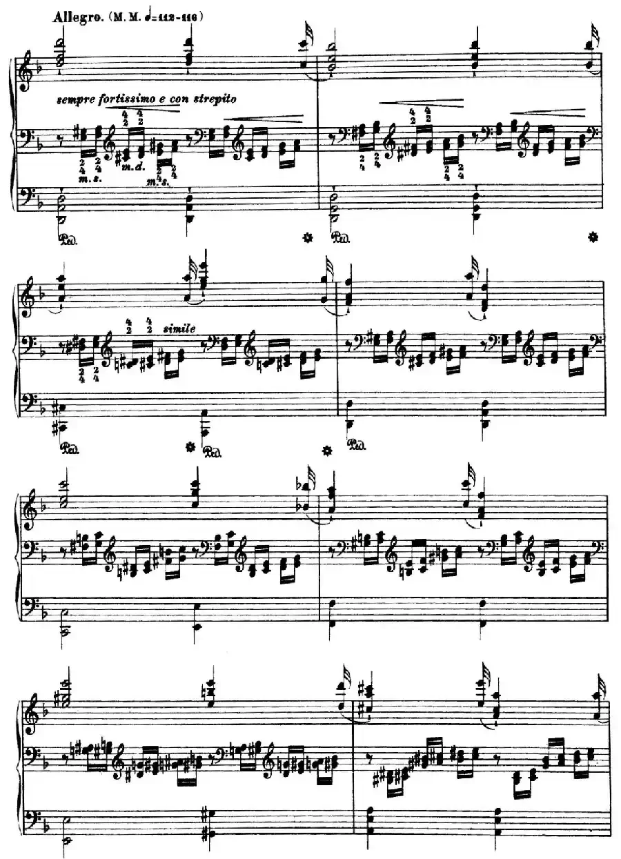 12 Etudes d'execution Transcendante S.139（12首超技练习曲·4）
