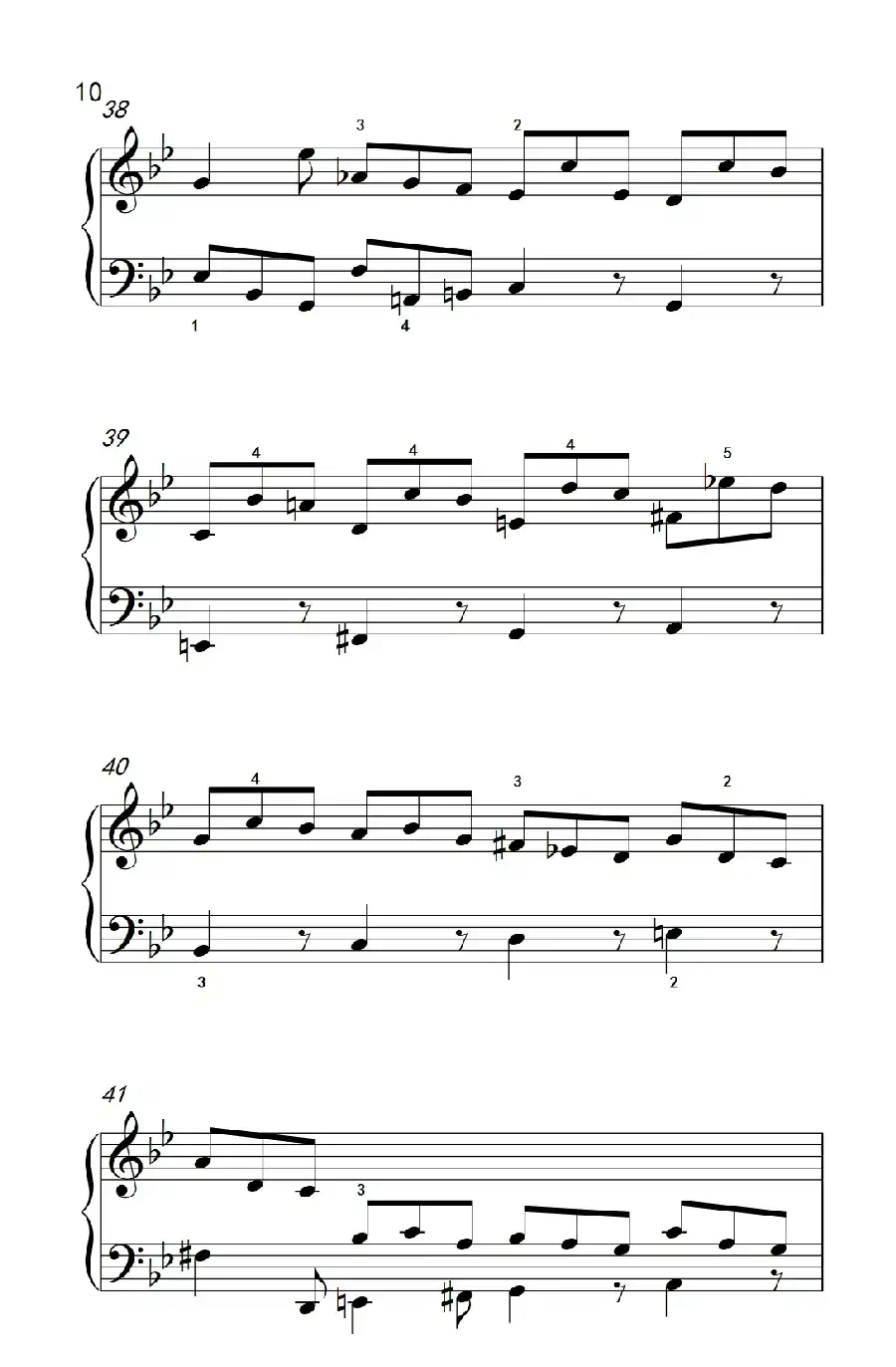第九级1.吉格舞曲 选自《英国组曲》第三套（中央音乐学院 钢琴（业余）考级教程 7-9级）
