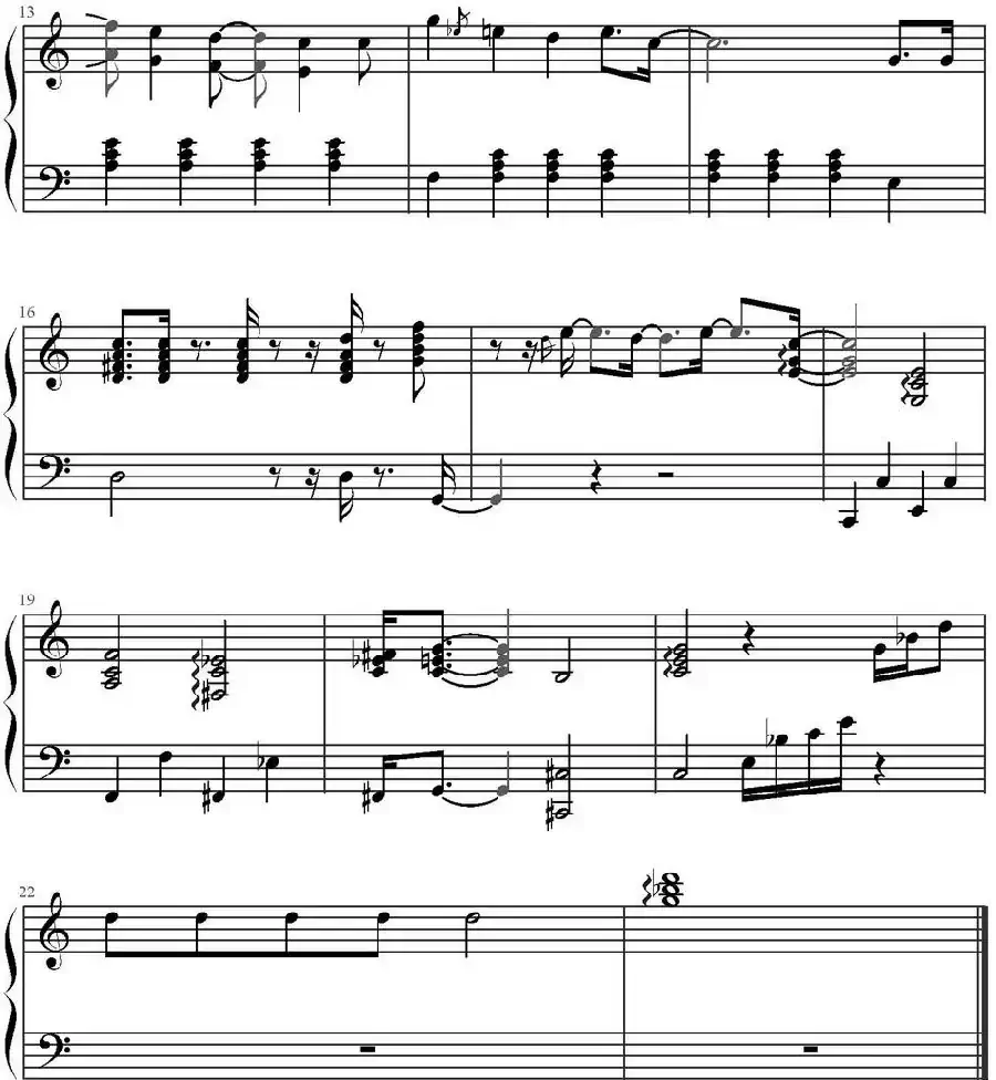 水的钢琴练习曲