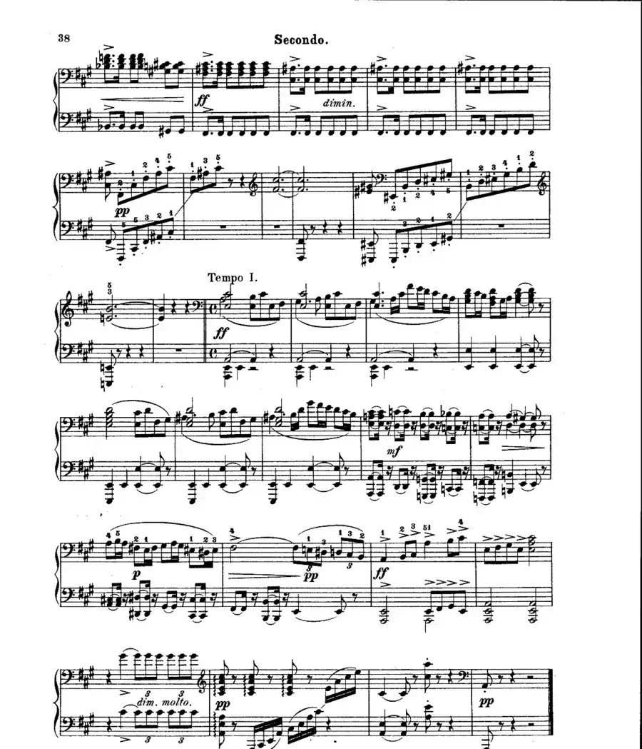 L'Arlesienne Suite No·2（阿莱城姑娘·第二组曲·四手联弹）