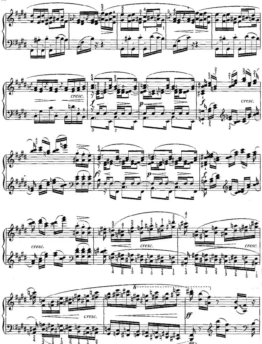 不可不弹的世界钢琴名曲：练习曲