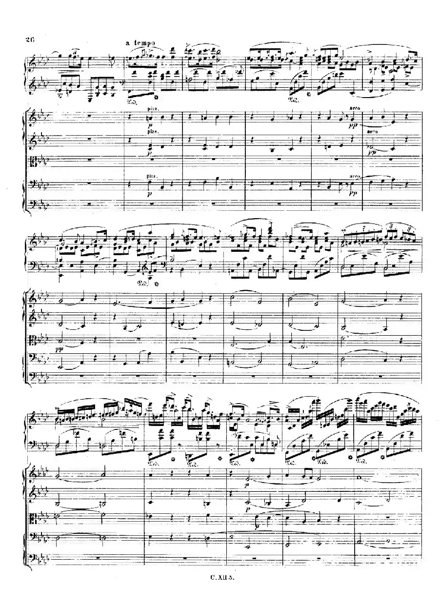 Piano Concerto No.2 in f Minor Op.21（f小调第二钢琴协奏曲·总谱）