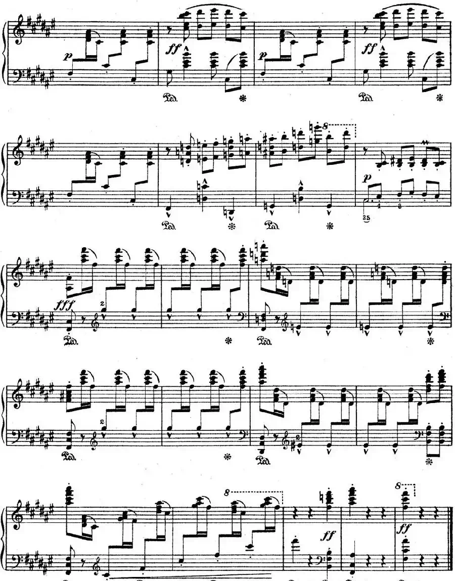 Suite Espanola Op.47（西班牙组曲·Ⅶ）