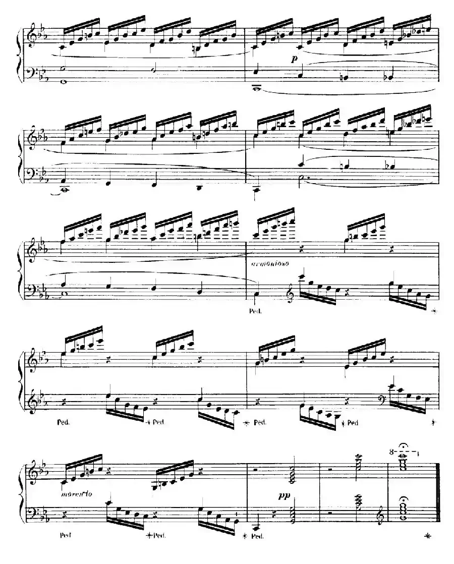 15 Etudes de Vortuosite Op.72（15首辉煌练习曲·14）