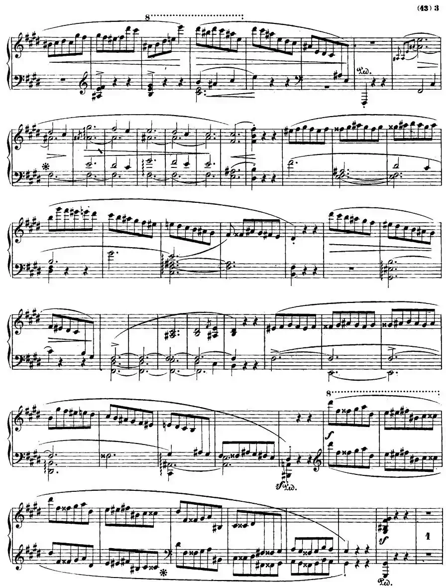 E大调钢琴谐谑曲Op.54（第四号）